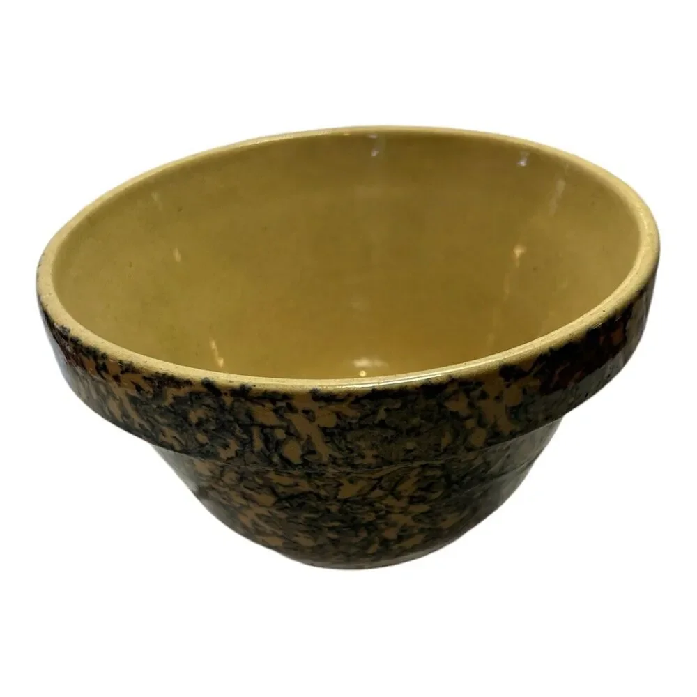 Robinson Ransbottom Roseville, OH Blue Sponge Ware Mixing Bowl 700 7” x 4”